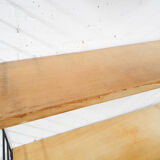 Vintage pinewood book shelves