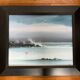 Huile sur toile - bord de mer