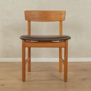 3236 møgensen dining chairs, børge mogensen, fredericia møbelfabrik