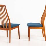 Ensemble de 4 chaises de salle à manger par Kai Kristiansen pour Schou Andersen