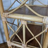 Rattan shelf