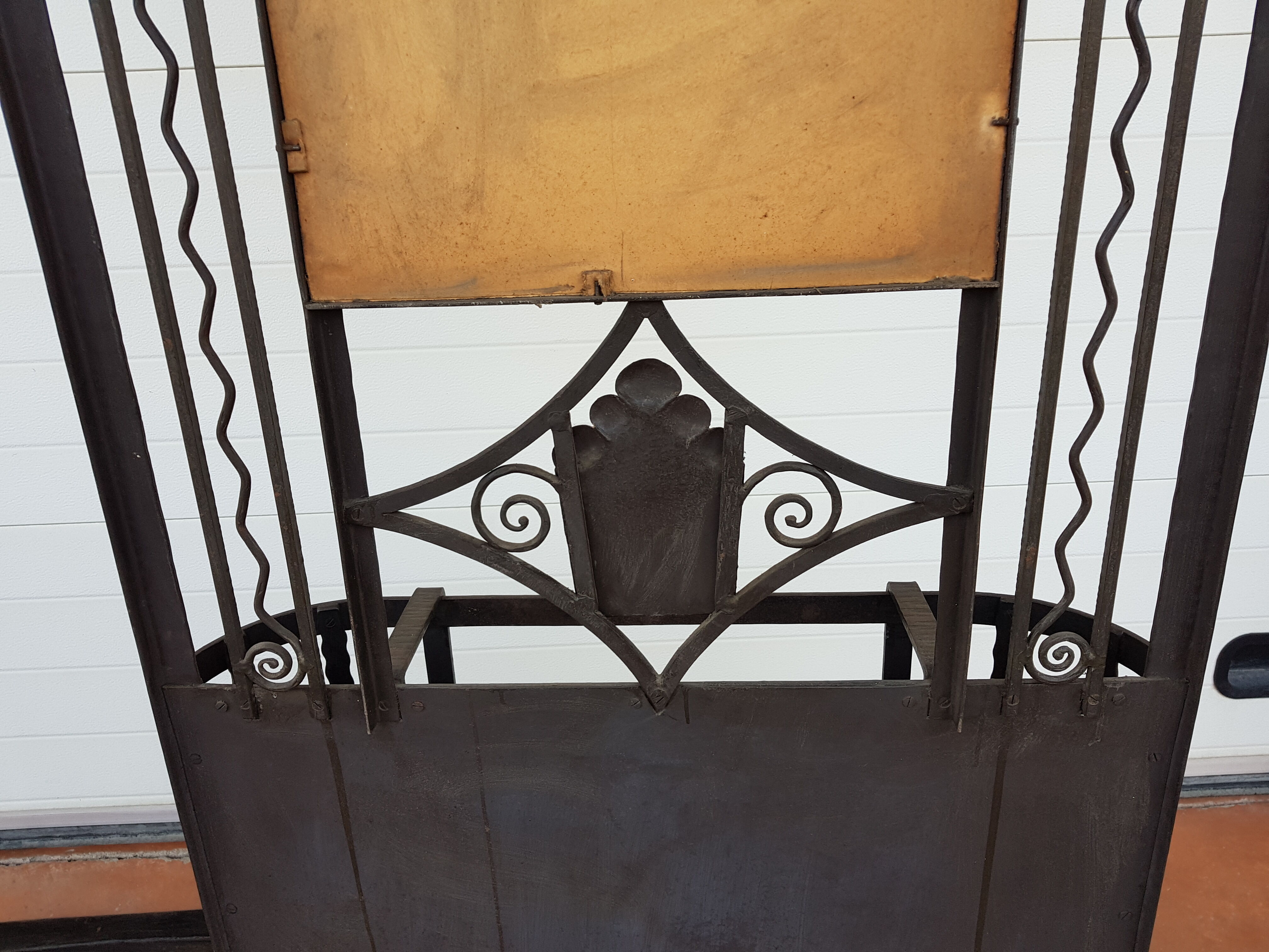 Iron iron wall coat rack 1930