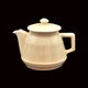 Vintage cream ceramic teapot – Authentic charm & chic country decor