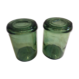 2 jars vintage