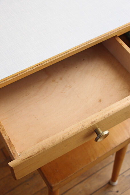 Formica dining table and wood