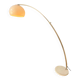Vintage mid-century gepo space age mushroom arc floor lamp