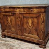 Buffet ancien époque Louis Philippe en noyer, XIXᵉ siècle