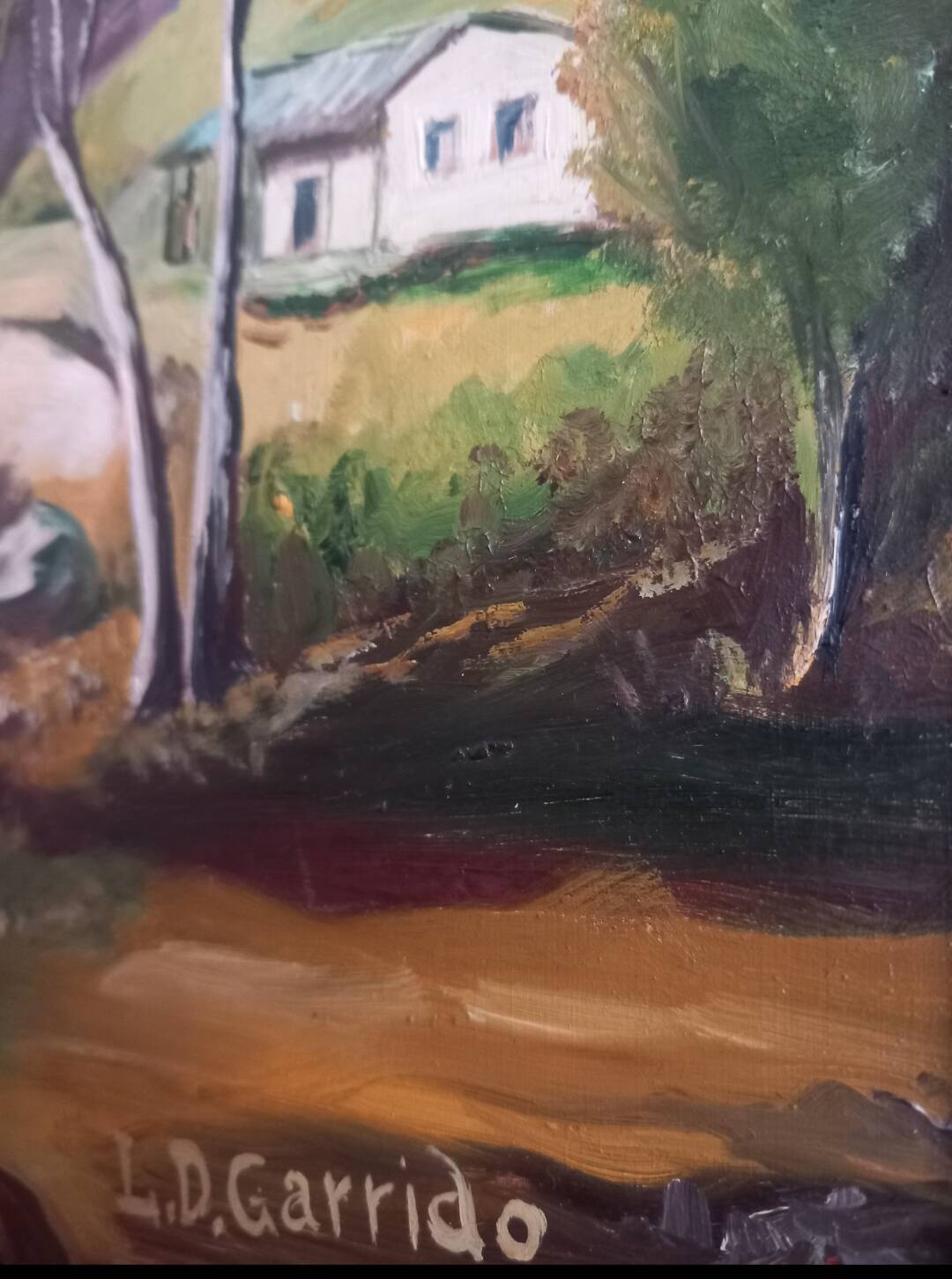 Oil on panel by Louis-Édouard GARRIDO 1875-1949