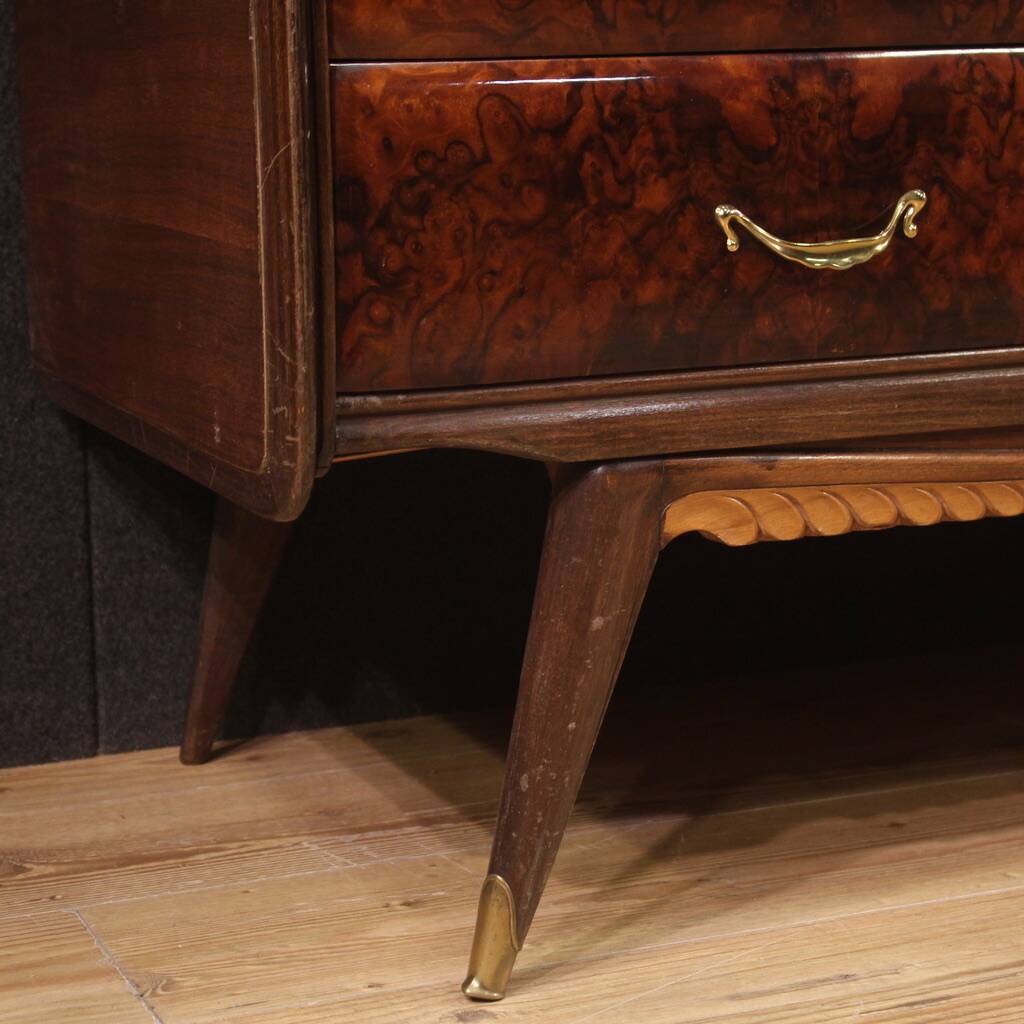 Italian chest of drawers with mirror from 50s