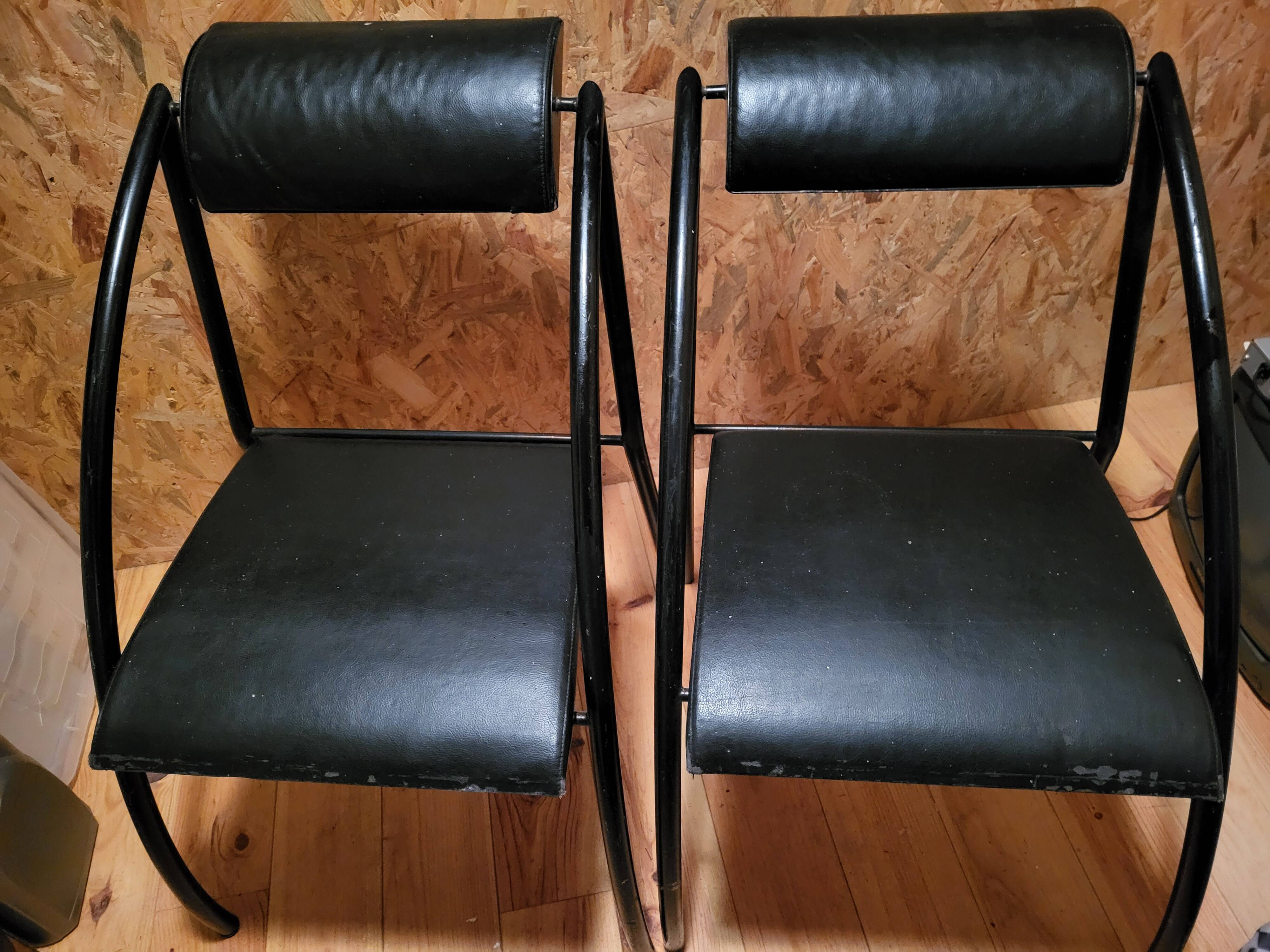 Monica chairs by Jean Louis Godivier.