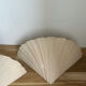 Pair of vintage beige shell wall lamp, France 1970