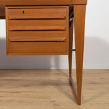 Bureau Modèle 70 en Teck par Kai Kristiansen pour Feldballes Møbelfabrik, 1960s