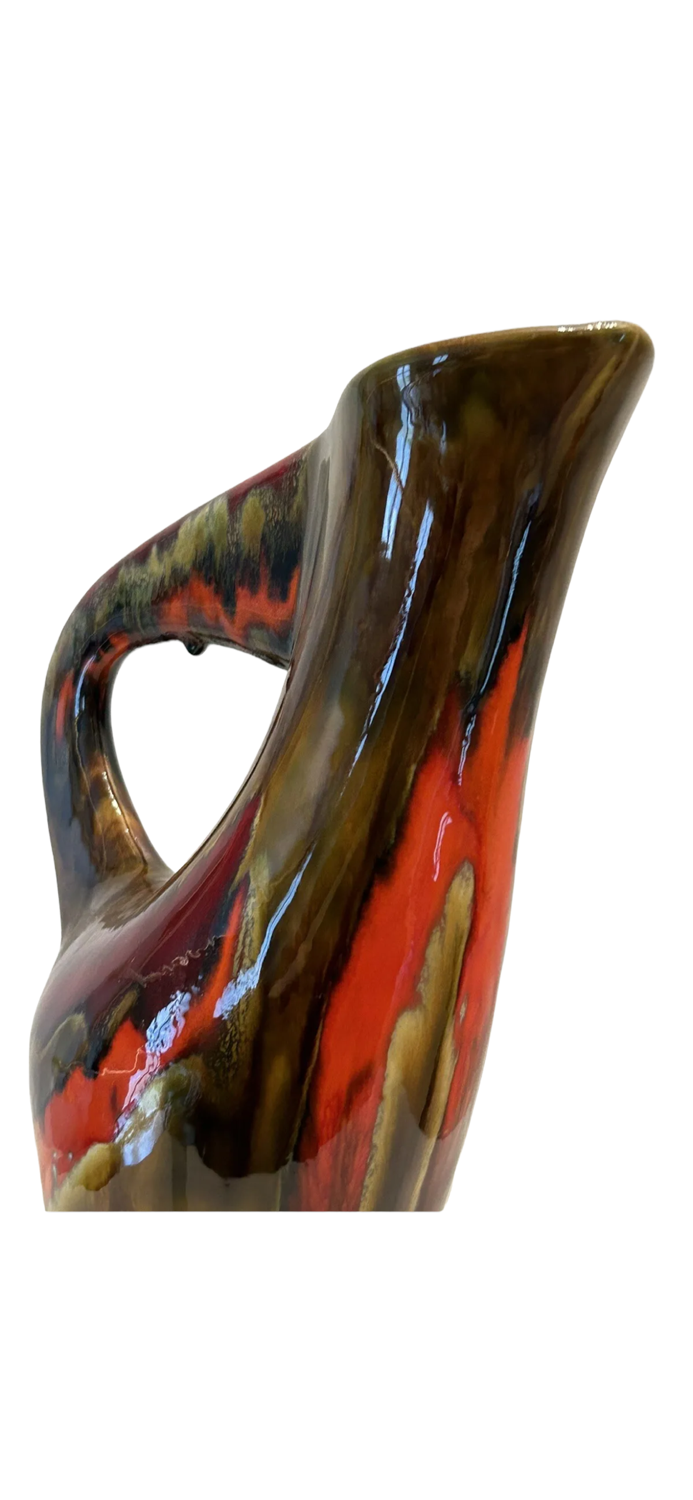 Ceramic vase 60,70s, le brusc, pottery of the var, vintage