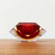 Vintage Italian Sommerso glass candlestick or ashtray