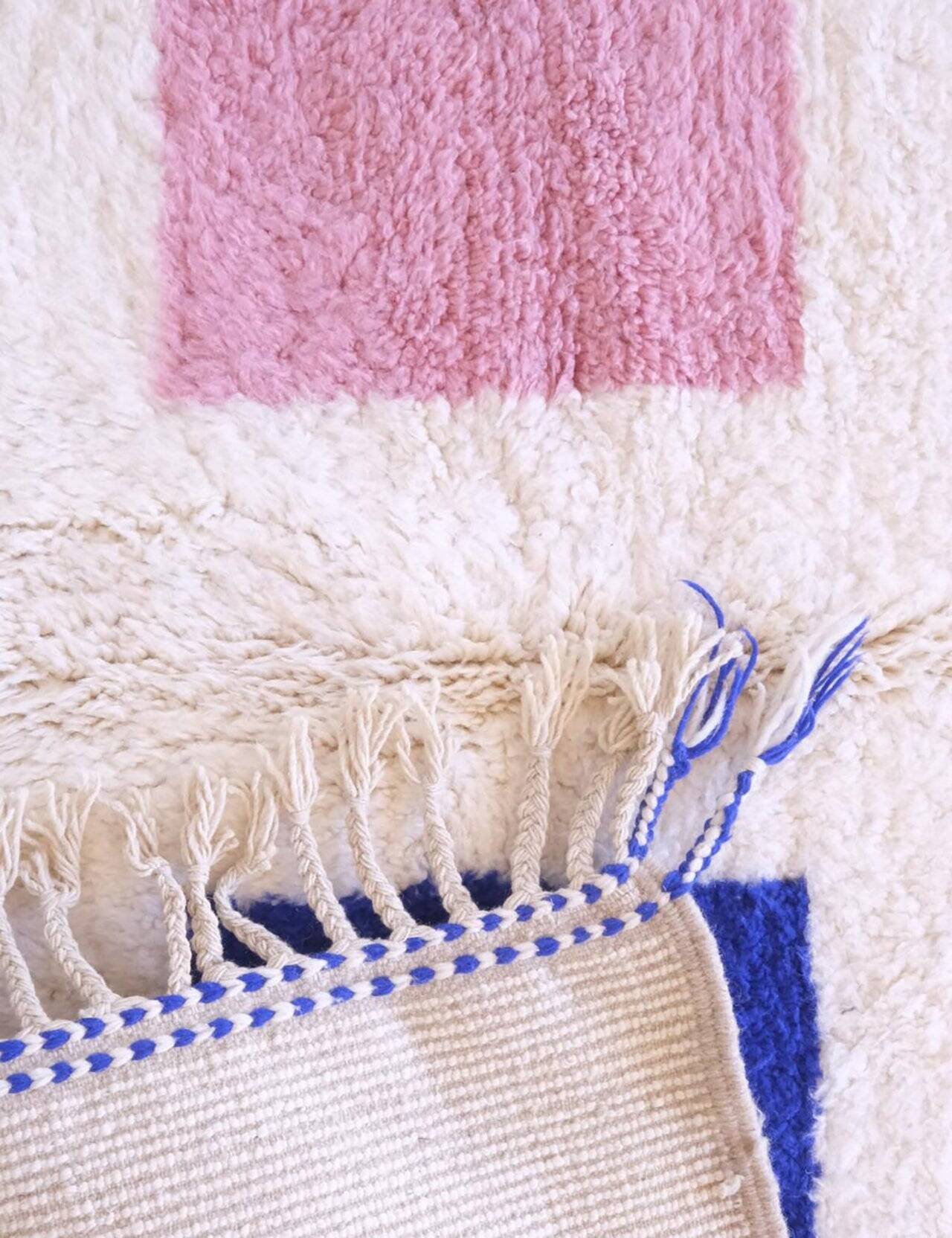 Tapis beni ouarin fait main traditionnelle 150 x 250 cm