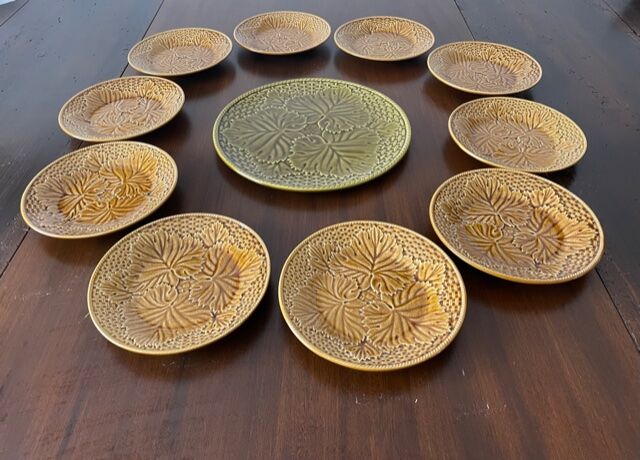 Gien cake service 1950