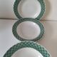 Set of 9 earthenware soup plates – Saint-Amand, decor no. 207 (1941)