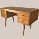 Bureau design 1960, pieds compas