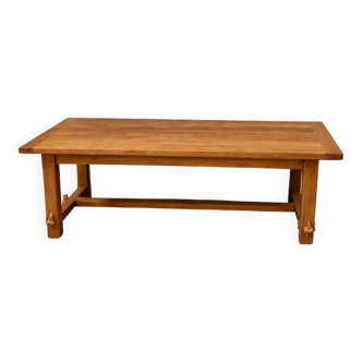 Old oak farmhouse table - rustic chic country style