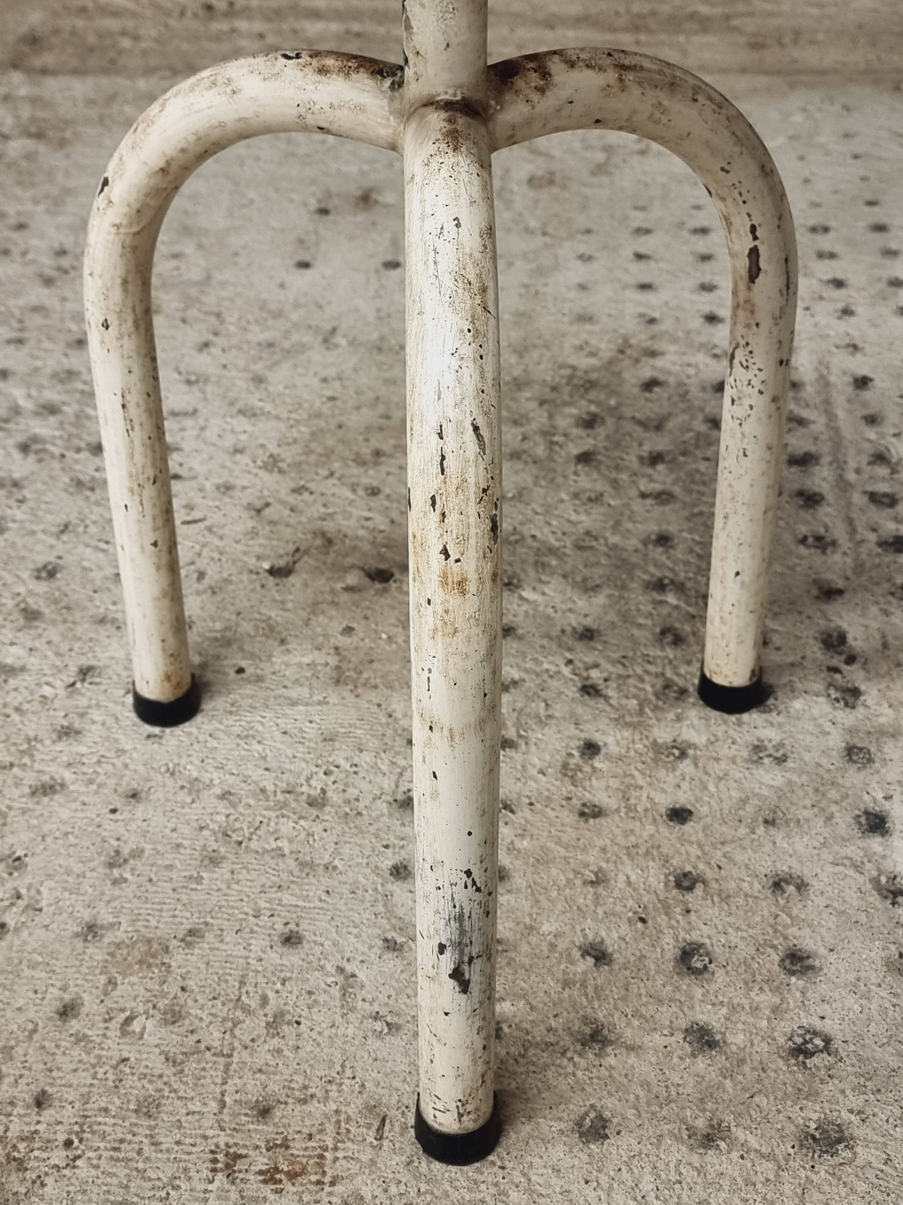 Vintage swivel stool laboratory stool studio stool