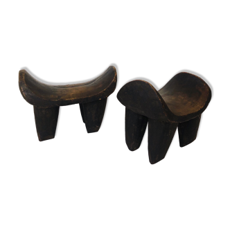 Rare african stools sénoufo