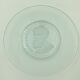 Set of 6 plates in relief glass Michel Angelo