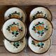 6 vintage Boch La Louvière “Corfou” soup plates