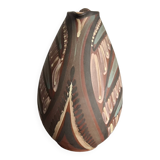 60 year pitcher / arts and crafts / collectible ceramics / vintage / signed / Mid-Century