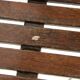 Teak and metal garden table, Sweden, 1960