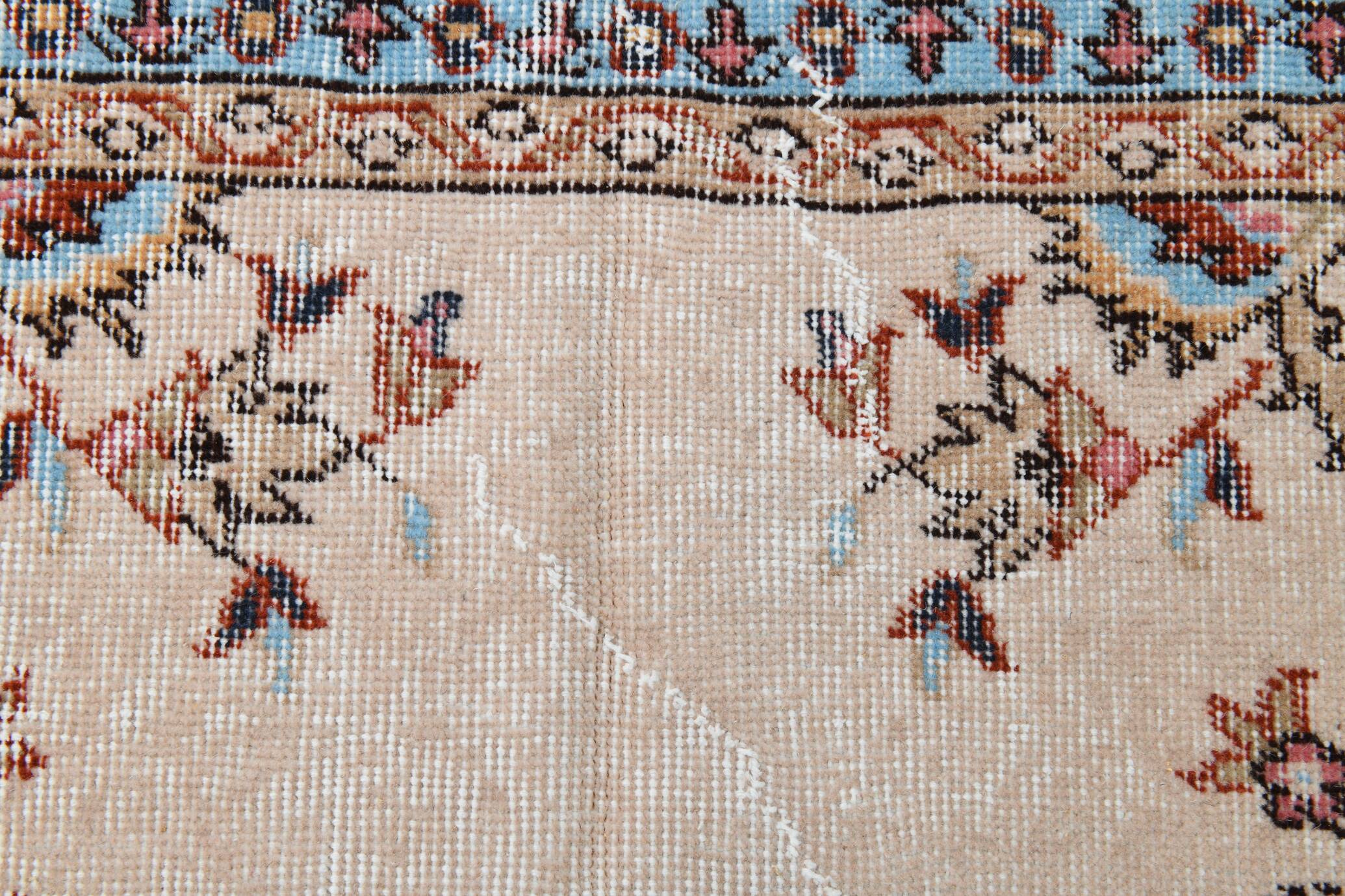 Medallion vintage carpet, one of a kind vintage rug, brown red turkish rug