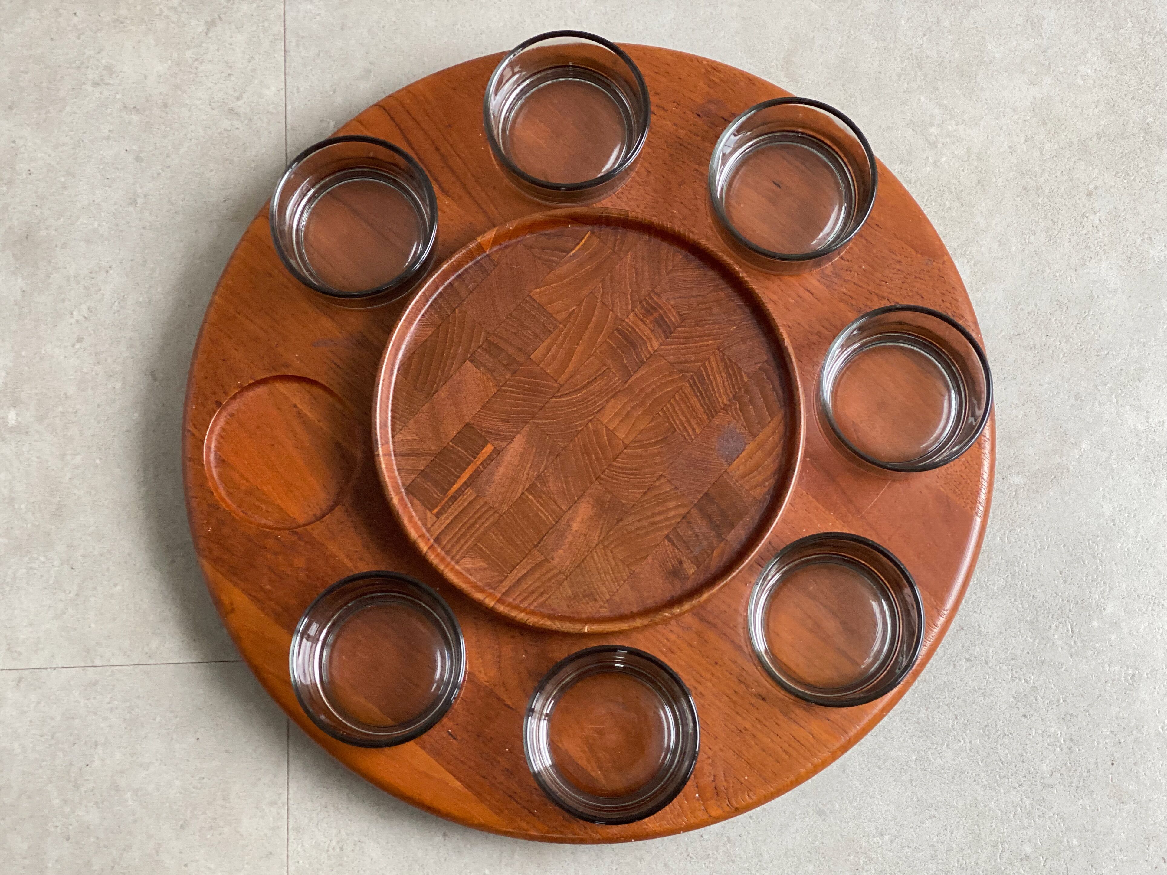 食器 DENMARK DIGSMED DESIGN Vintage rotating tray by digsmed, denmark, lazy susan