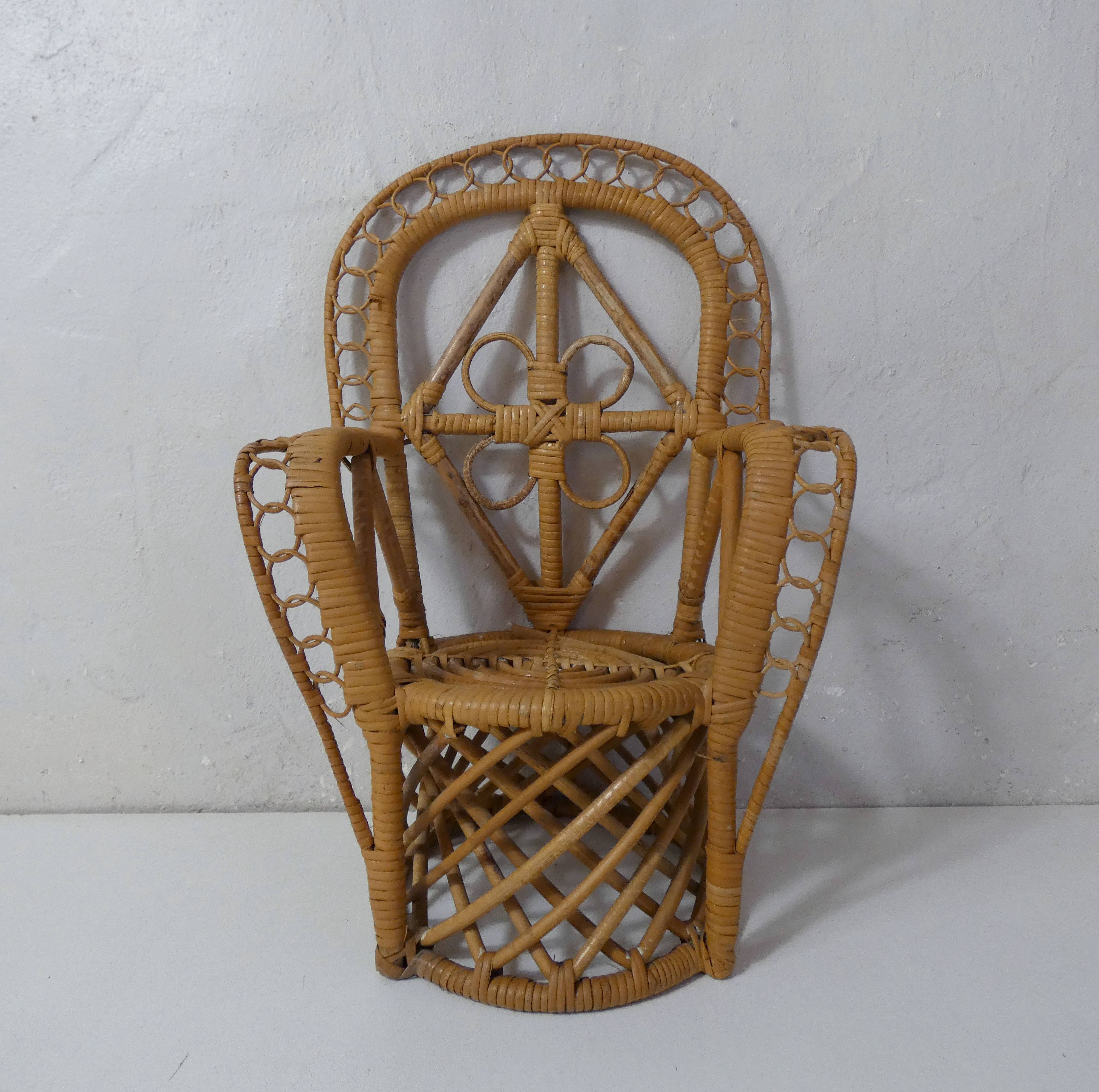 Emmanuelle armchair in rattan