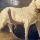 Jean Baptiste Louis Guy? Oil on panel, two bulldogs fighting