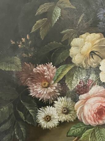 Reynols, French School Still Life with Flowers Early 20th Century