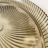 Oval serving dish in Bayel fluted glass