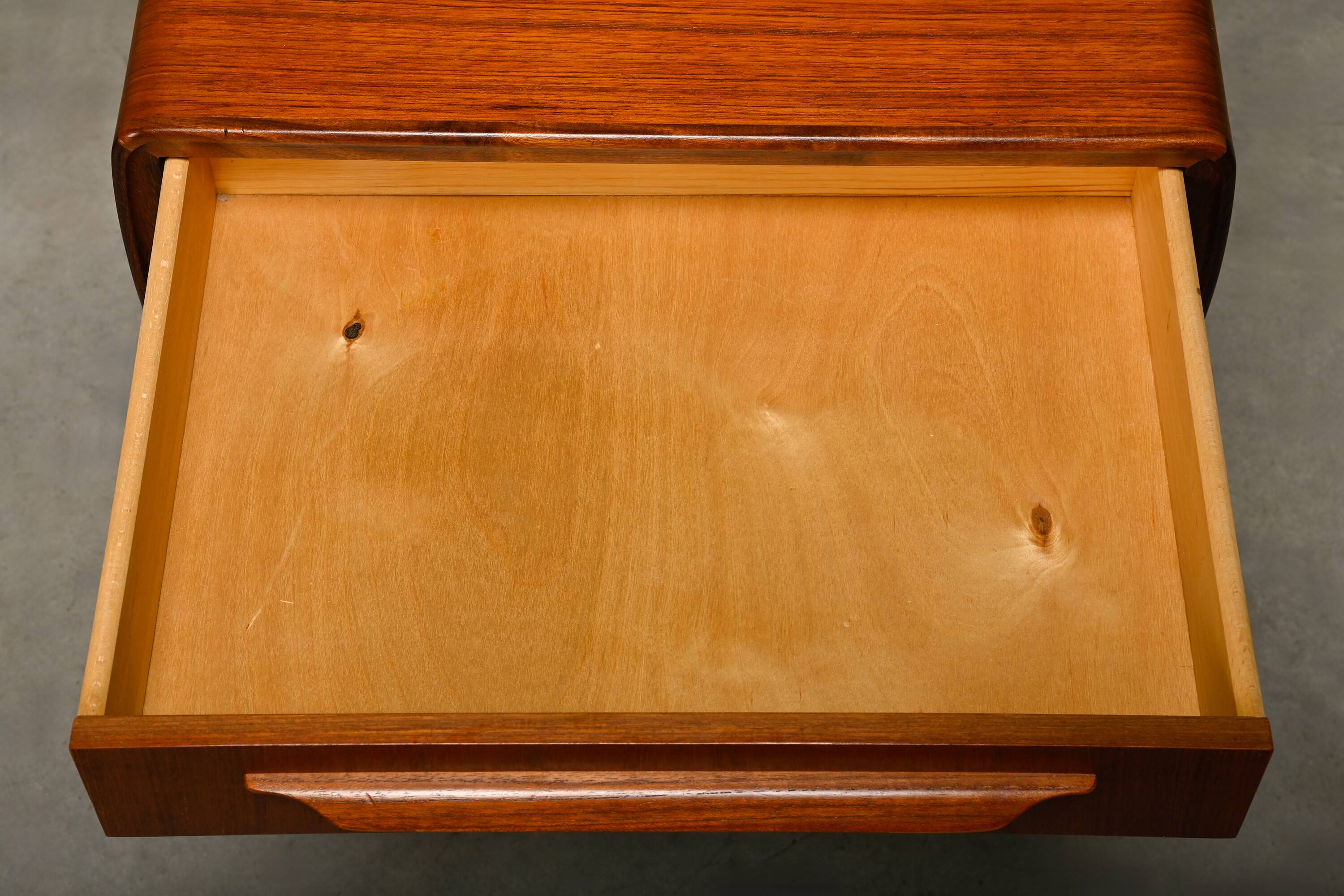 Pair of Scandinavian Modern Johannes Andersen Nightstands in teak, Denmark