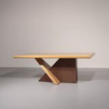 Italian Saporiti Wooden Dining Table 1960