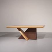 Italian Saporiti Wooden Dining Table 1960