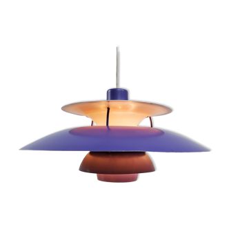 PH5 pendant purple by Poul Henningsen for Louis Poulsen
