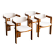 Ensemble de 4 chaises de salle à manger 'Pamplona' par Augusto Savini