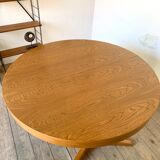 Round Scandinavian table Baumann vintage central foot star
