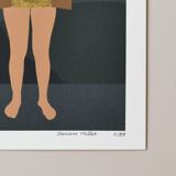 22 carat gold enhanced print, Le Trésor, 15x20 cm, signed limited edition