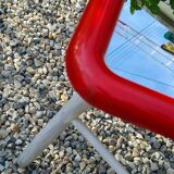 Miroir rectangulaire rouge vintage 35x45,5cm