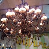 Grapefruit chandelier