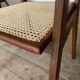 Vintage cannage armchair
