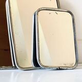 Collection of 3 vintage barber mirrors
