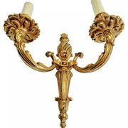 2 anciennes appliques bronze style Louis XVI