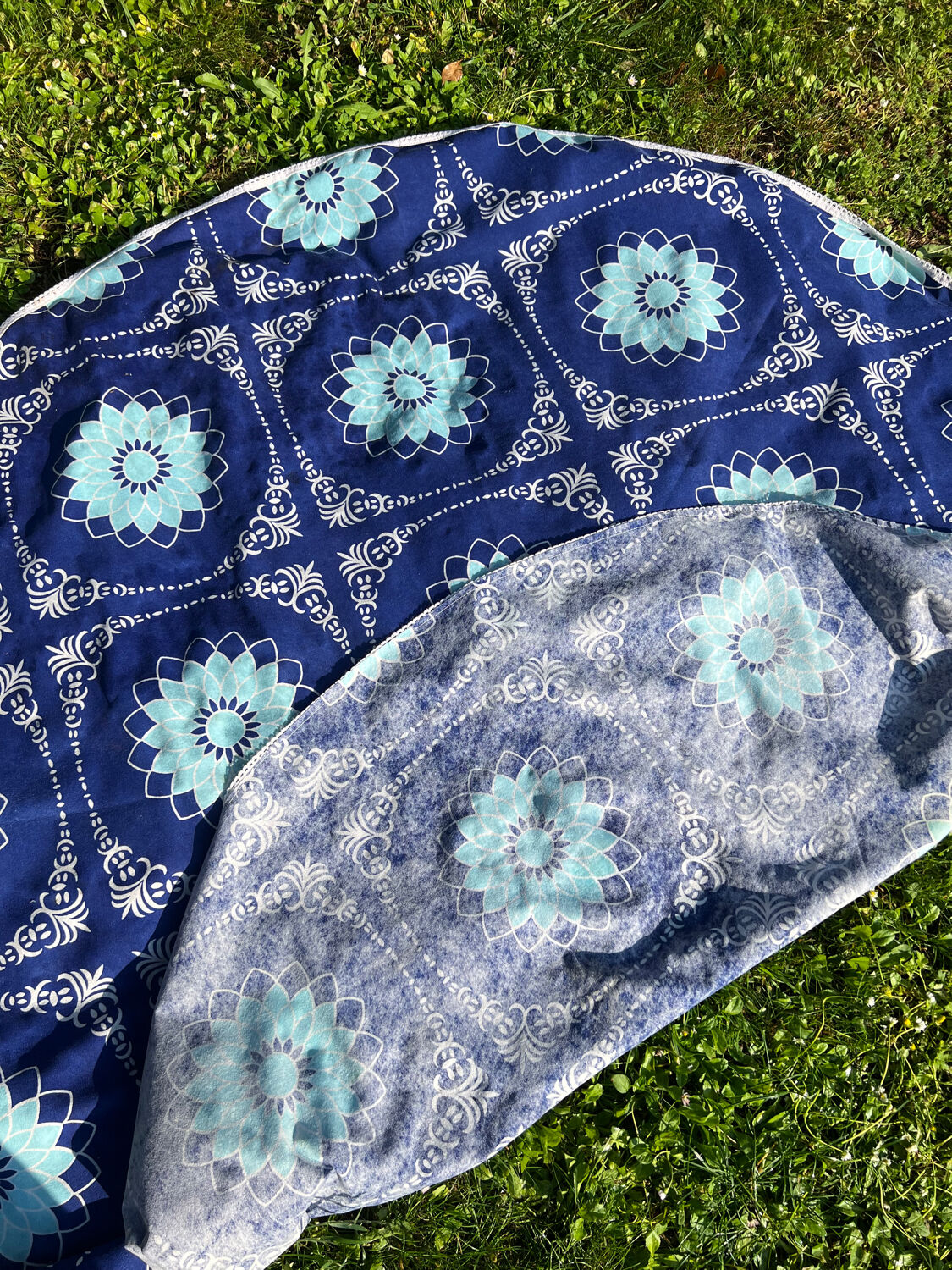 Vintage round tablecloth