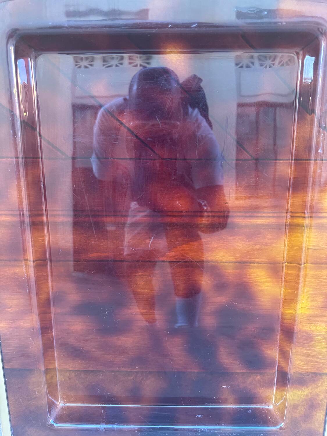 Lucite and brass serving tray by Christian Dior circa 1970