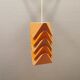 Hanging lamp, designed by the famous Louis Weisdorf, for Danish Lyfa in 1970, model EKKO